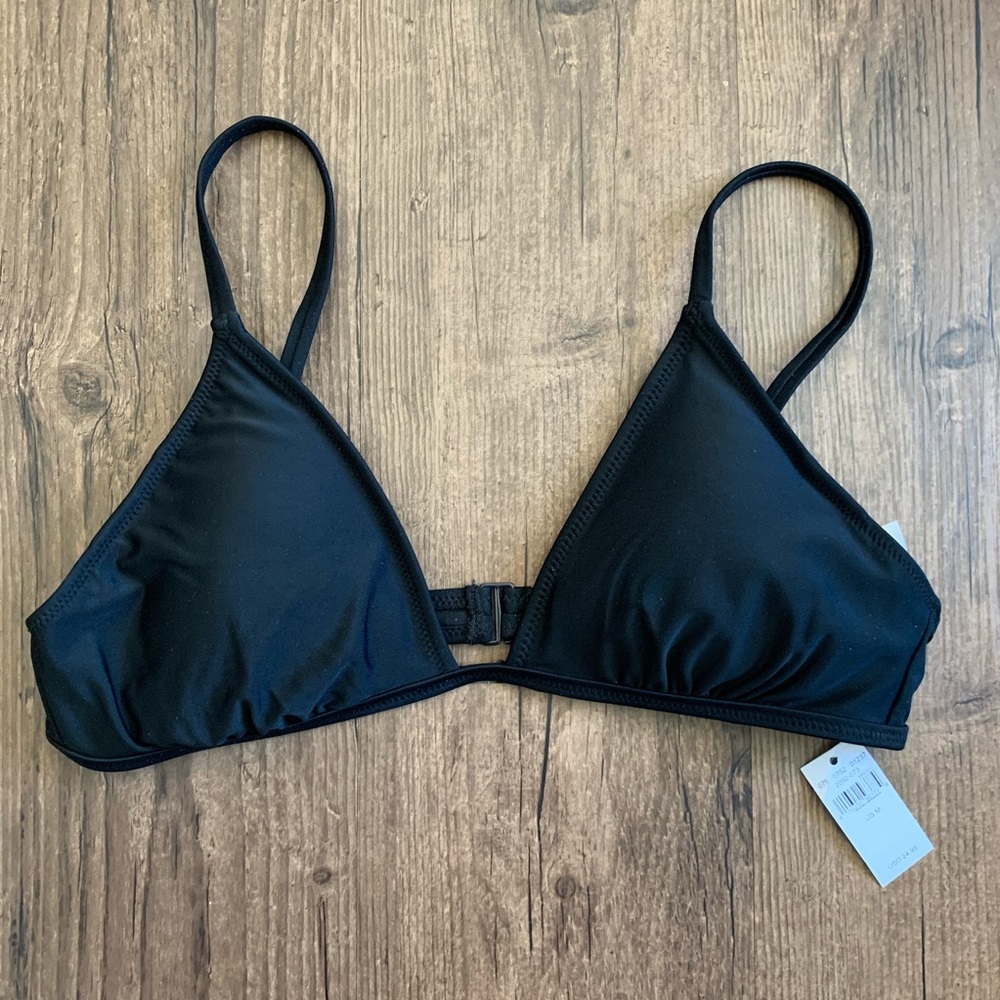 NWOT Aerie Black Bikini Top